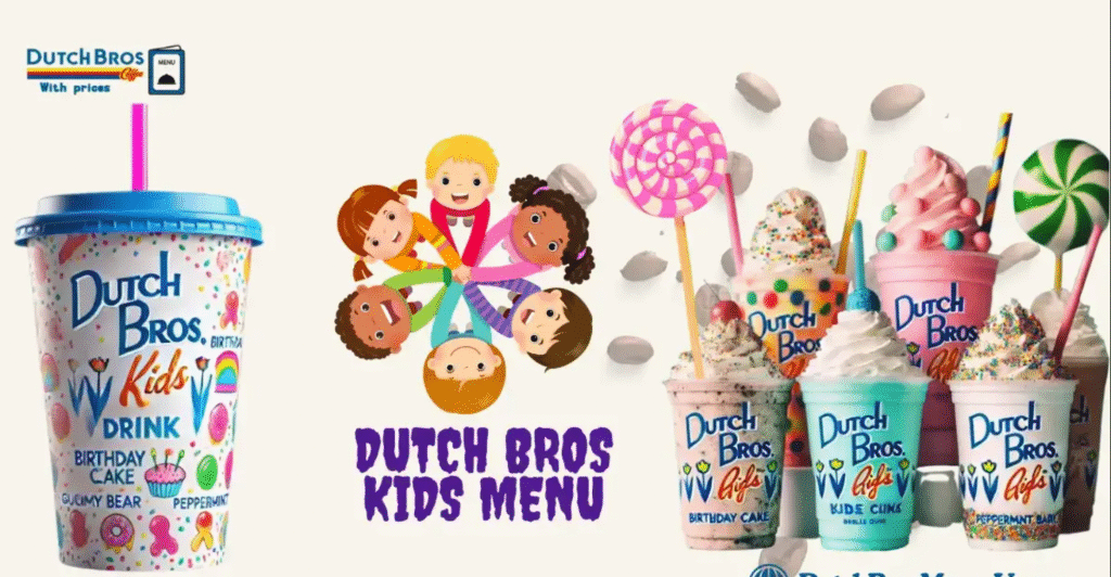 Dutch Bros Kids Menu
