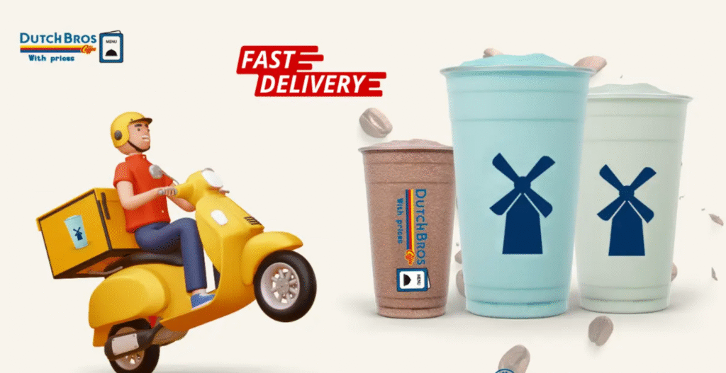 Dutch Bros delivery ordering