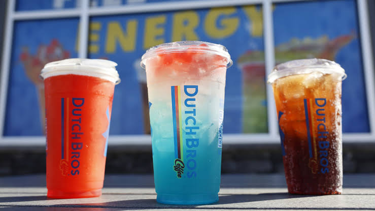 Dutch Bros drink sizes small medium large